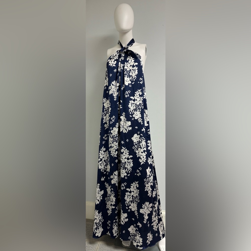 Floral Navy Maxi Dress